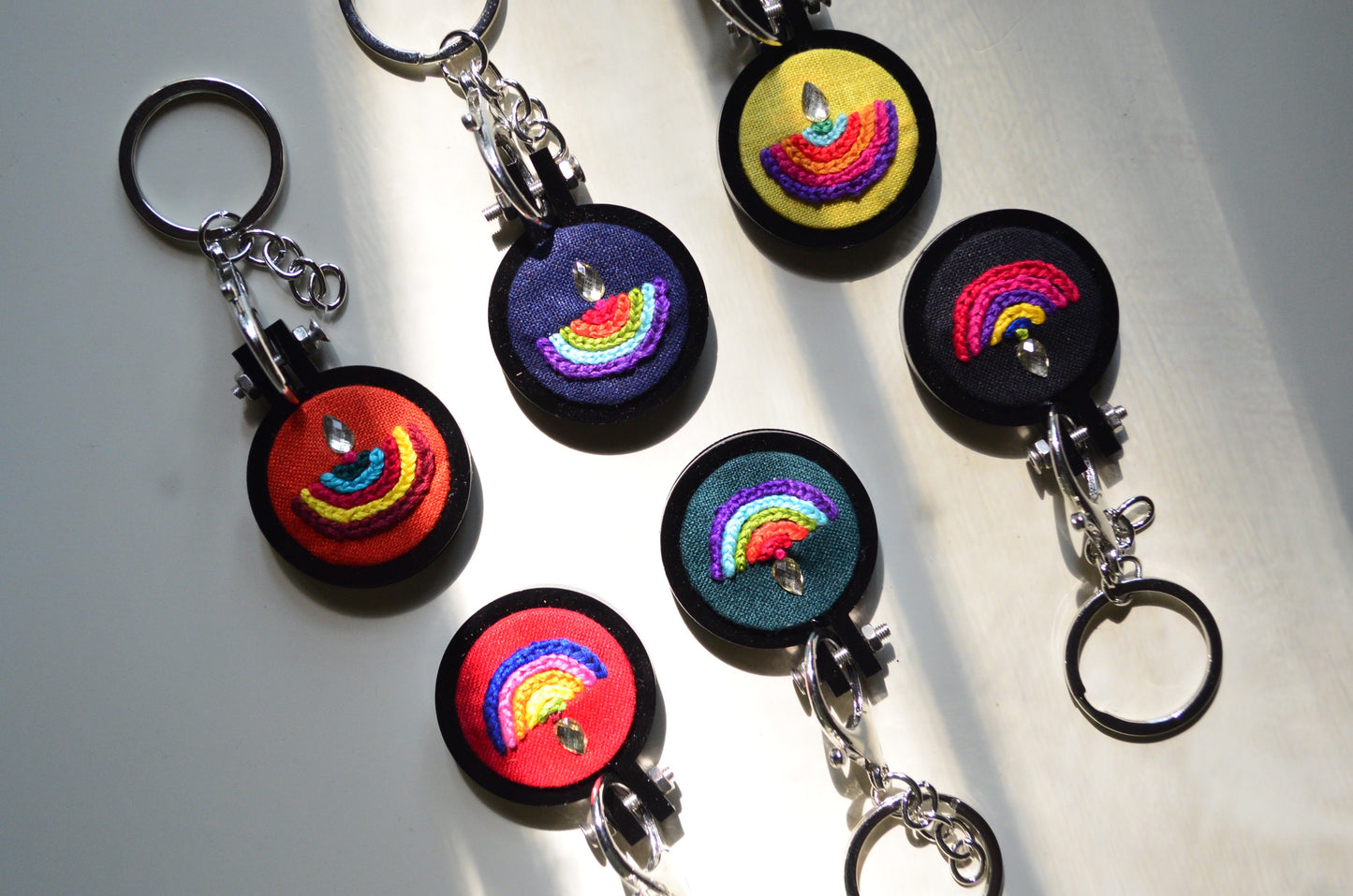 Diya Keychain - Set of 6