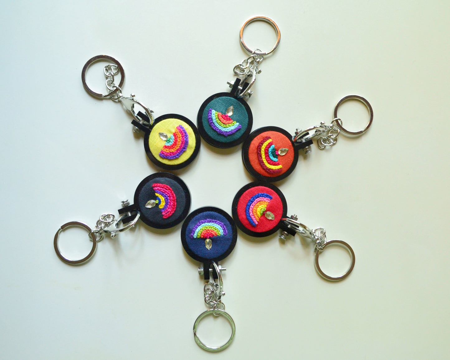 Diya Keychain - Set of 6