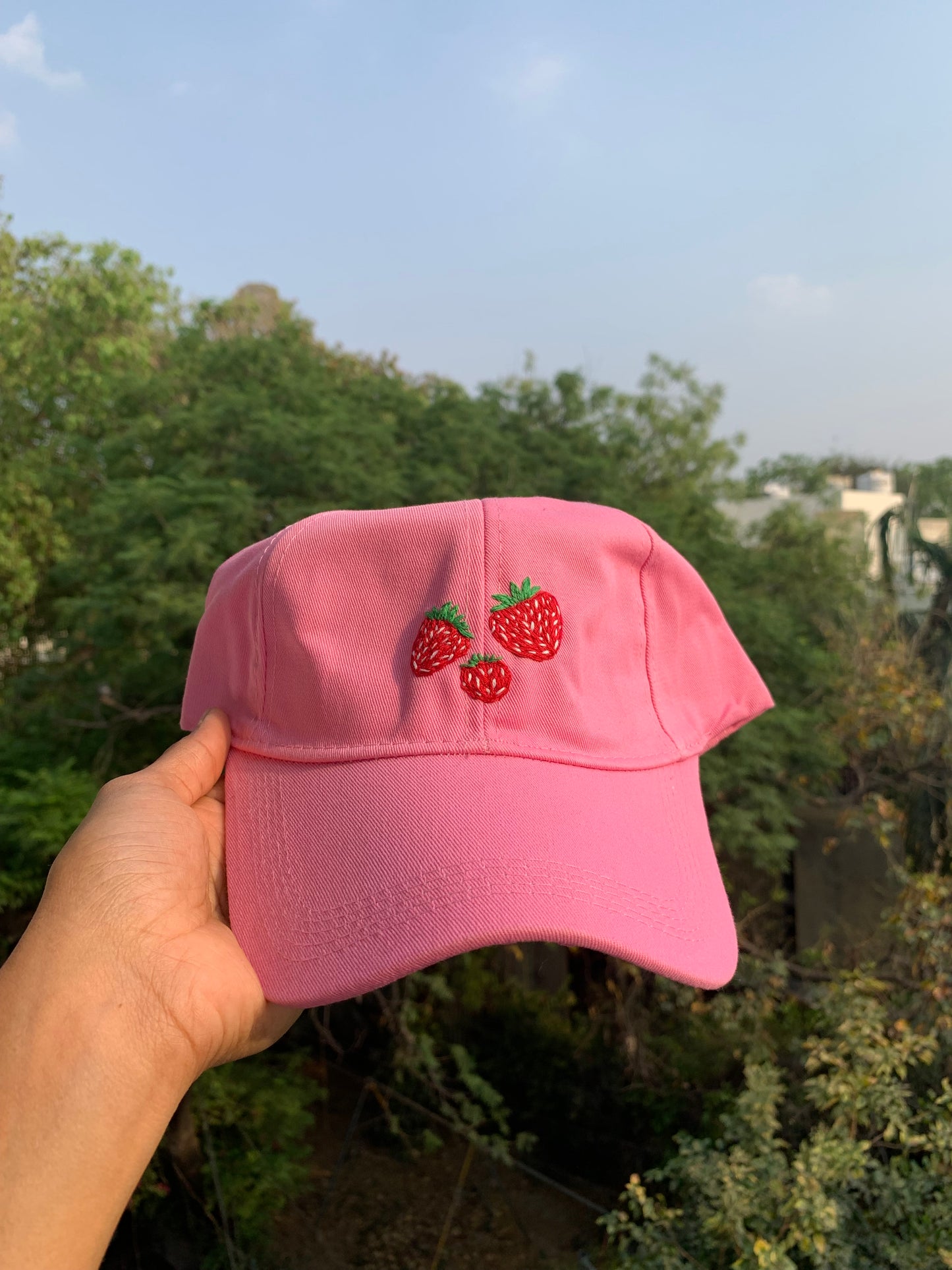 Strawberry cap