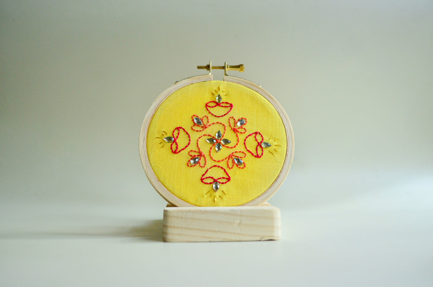 Rangoli Sparkle - 4” (Yellow)
