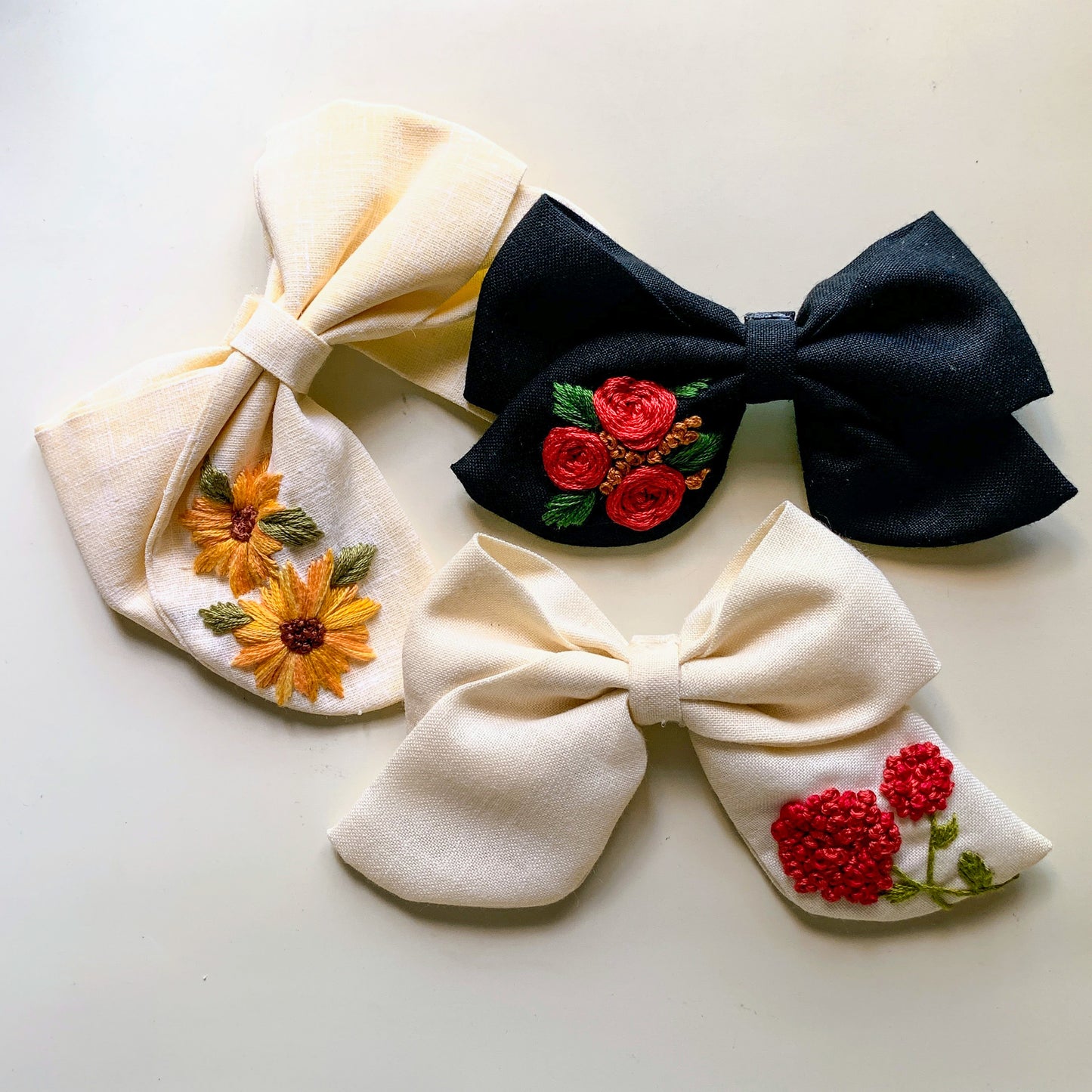 Floral Bow Trio
