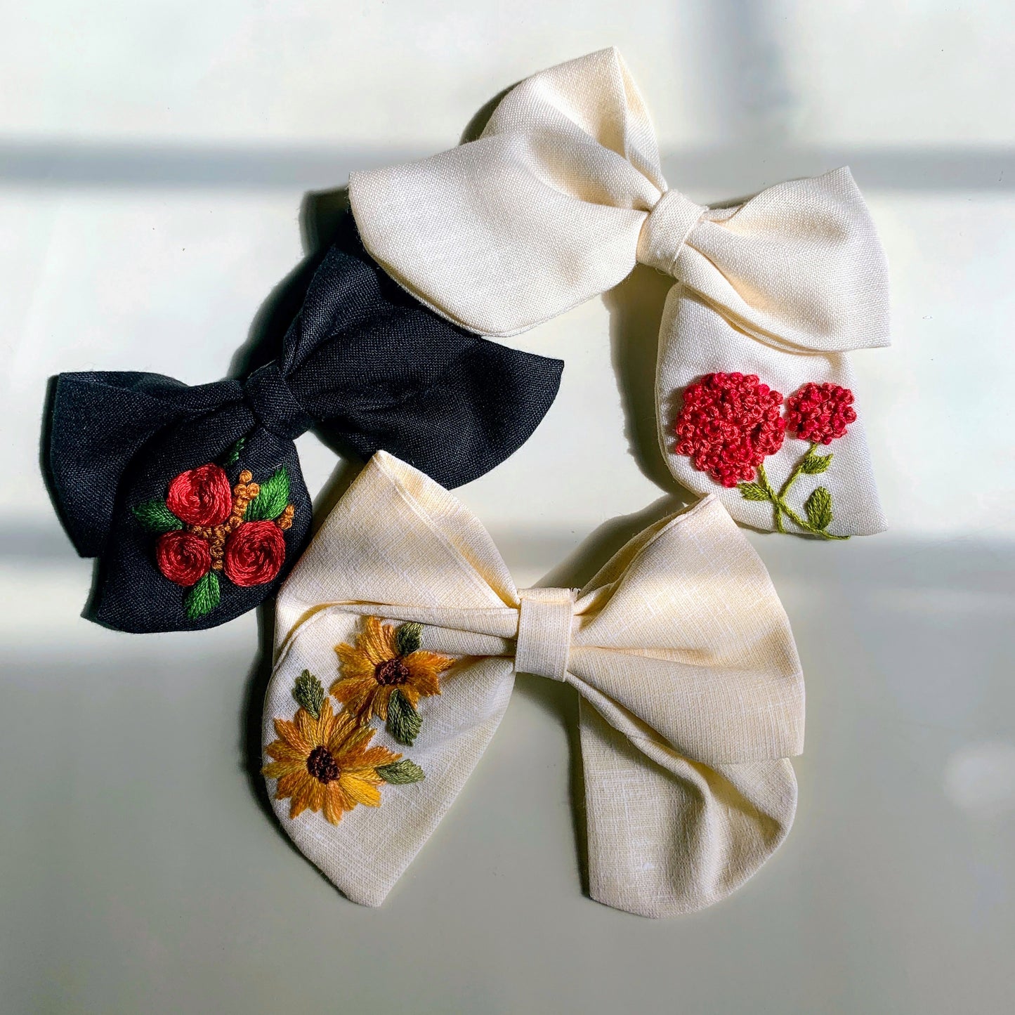 Floral Bow Trio
