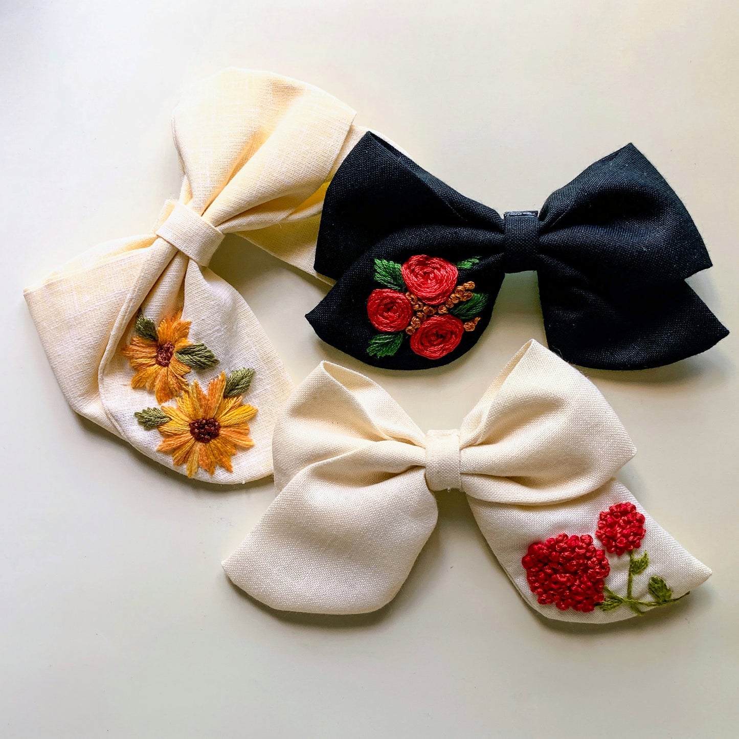 Floral Bow Trio
