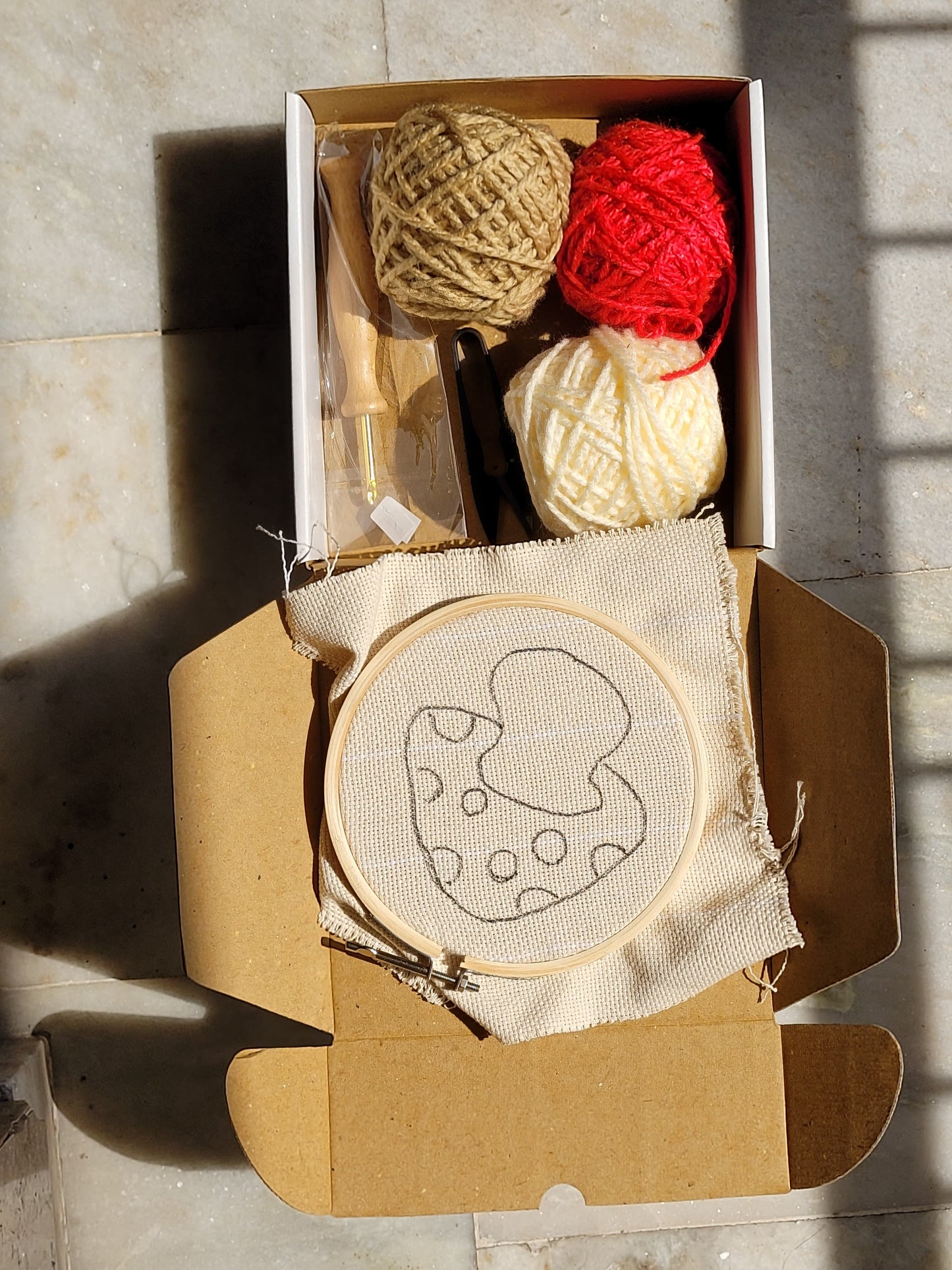 Mushroom Punch Needling Kit