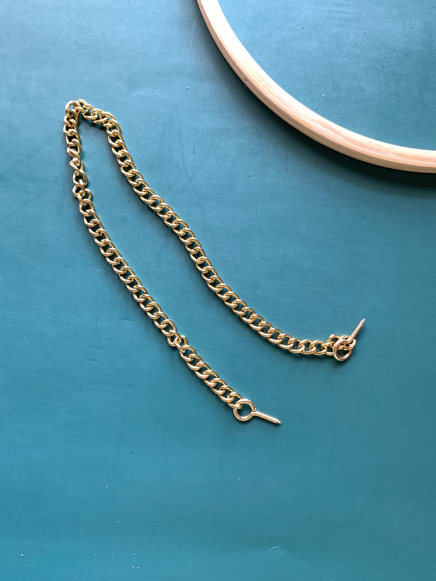 Hoop with Chain