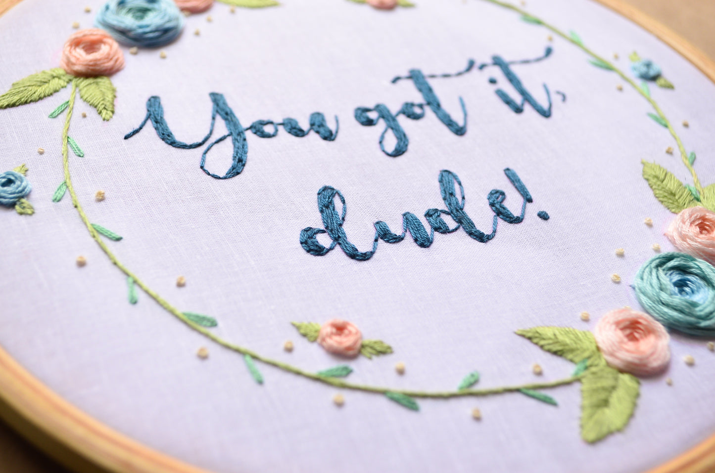 Minimal Floral Name Plate