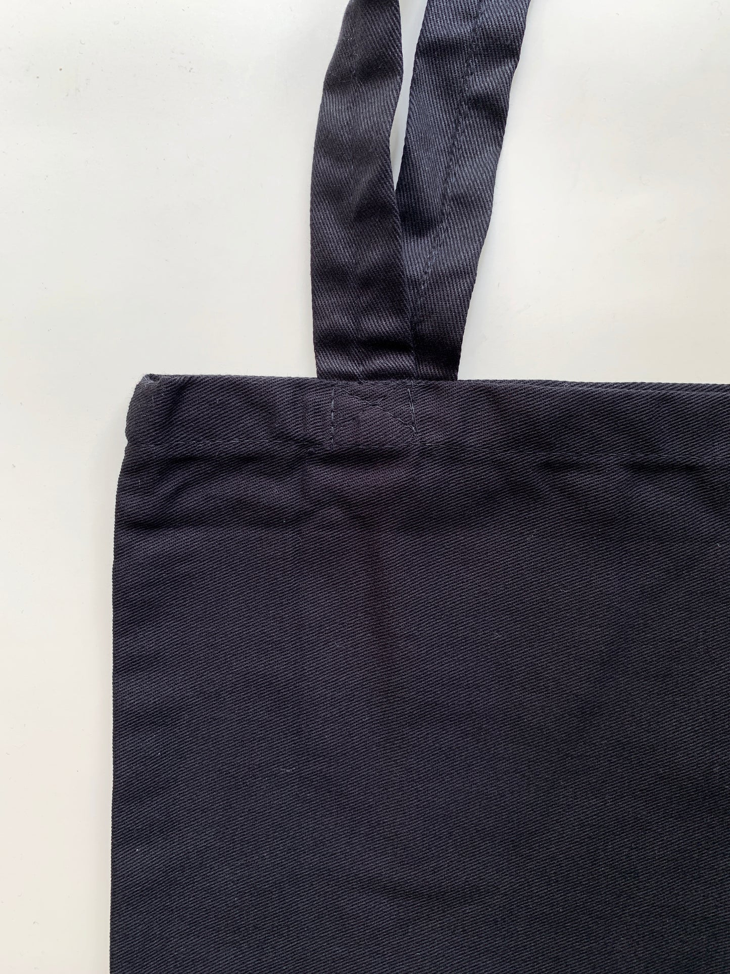 Plain Canvas Tote Bag (Black)
