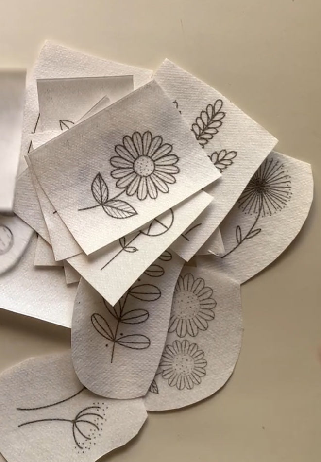 Floral Wonderland- Stick and Stitch Patterns Set of 13