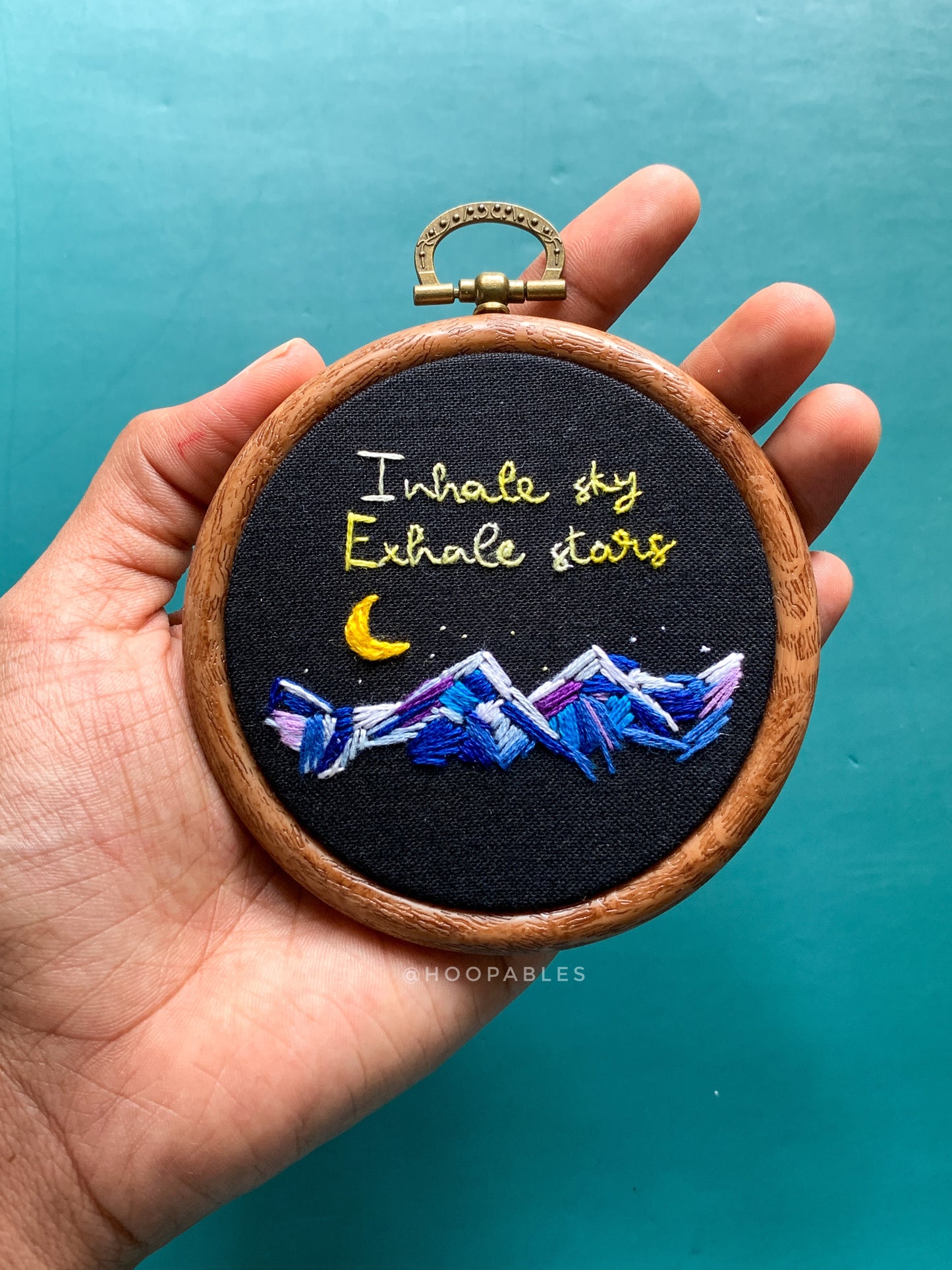 Inhale Sky - 3” hoop