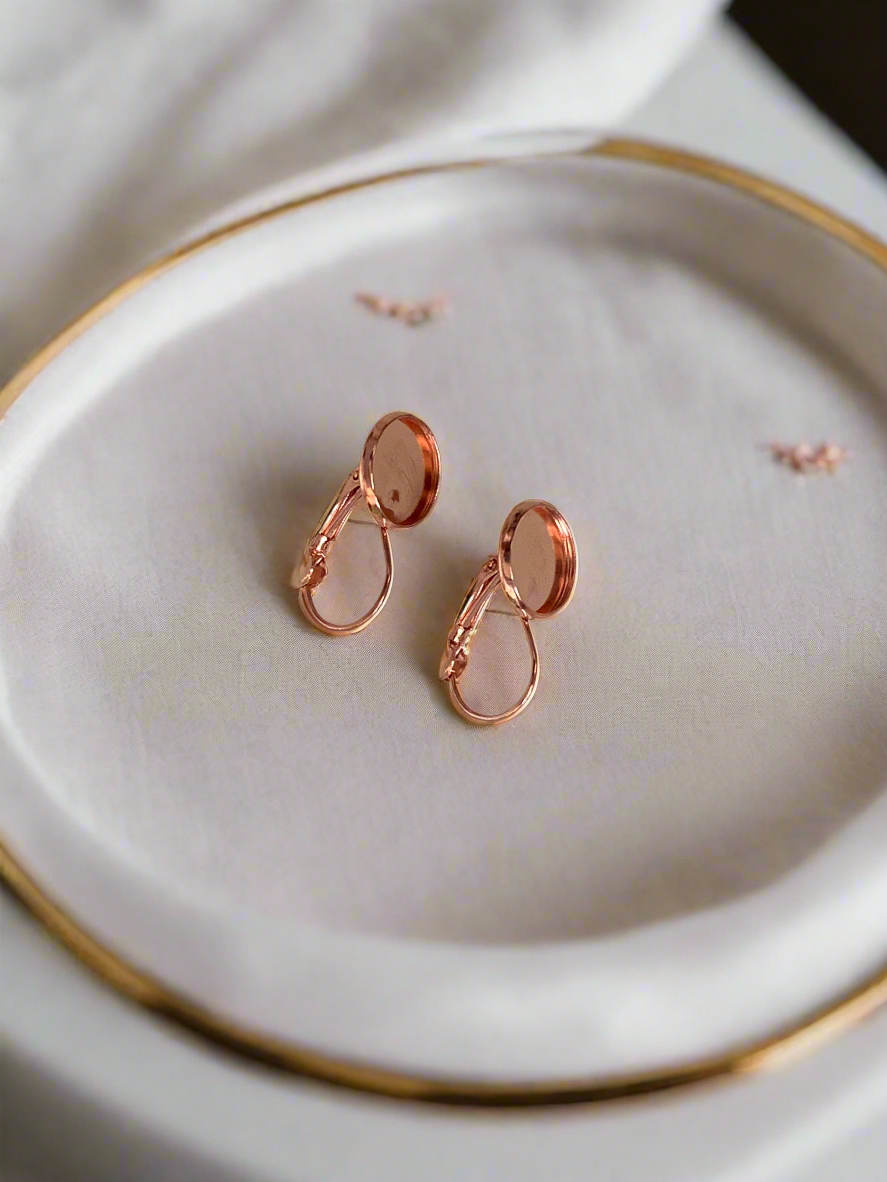 Elegant Earring Base Pair (12 mm)