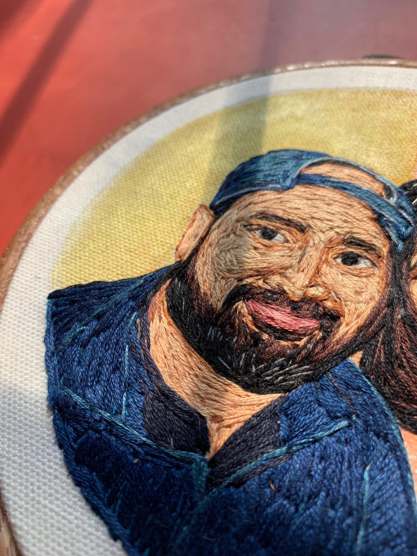 6” Fully Embroidered Portrait