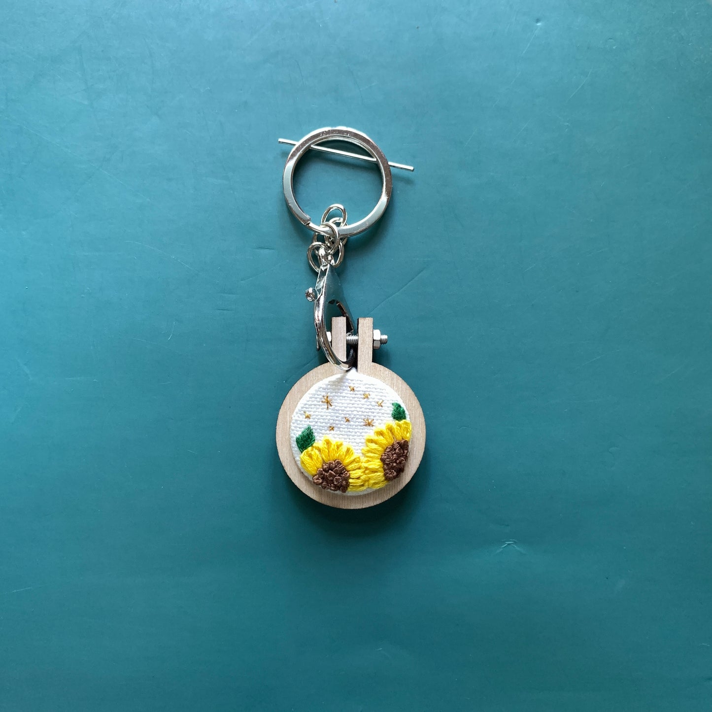Sunflowers - 4cm Keychain (Made to order)