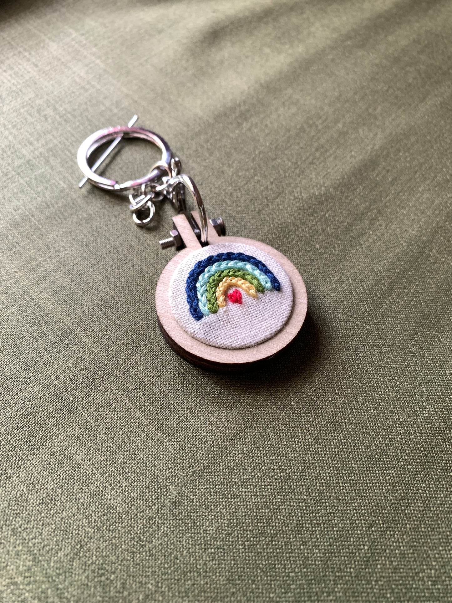 Rainbow Keychain (Made to order)