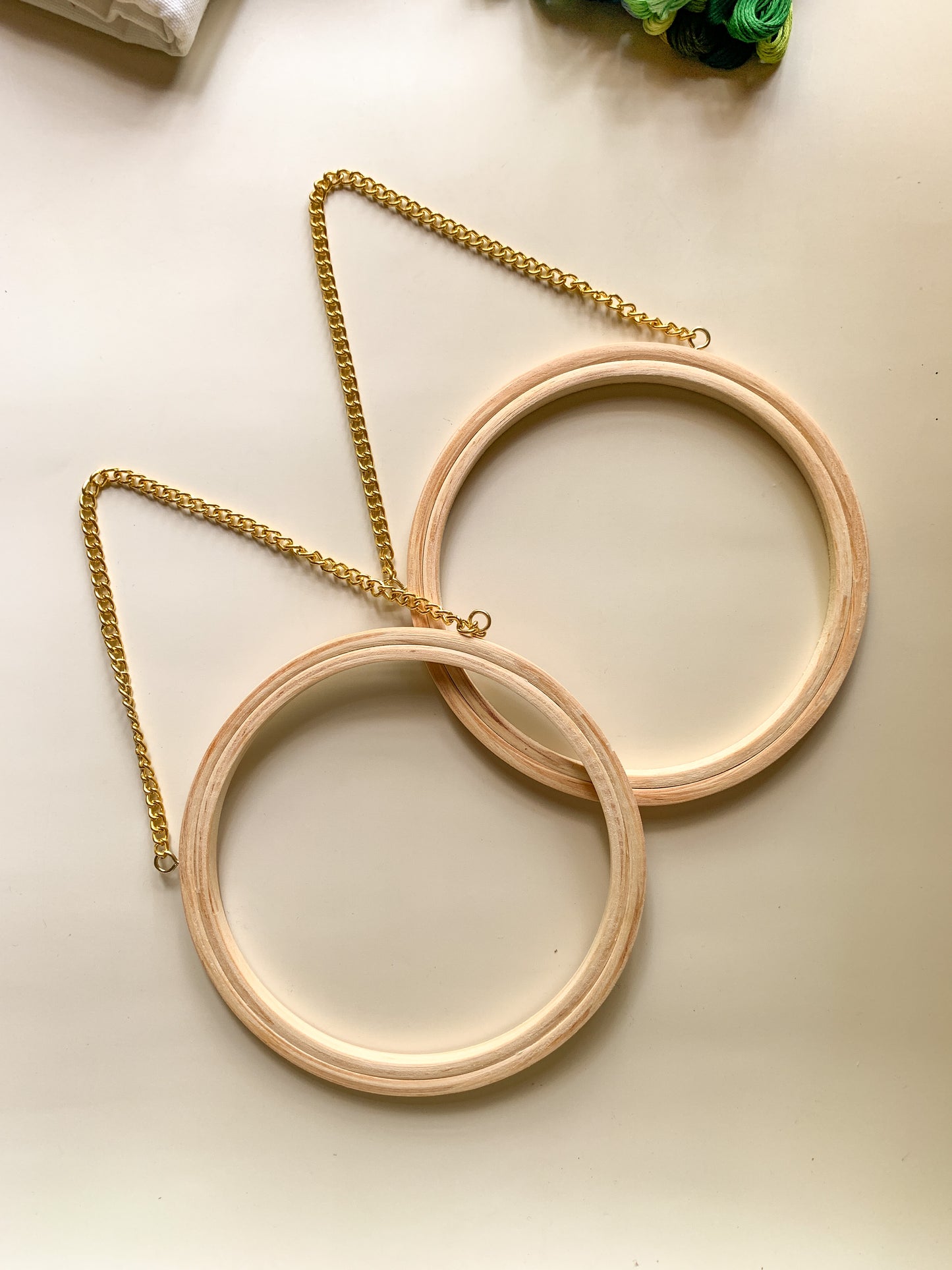 Hoop with Chain