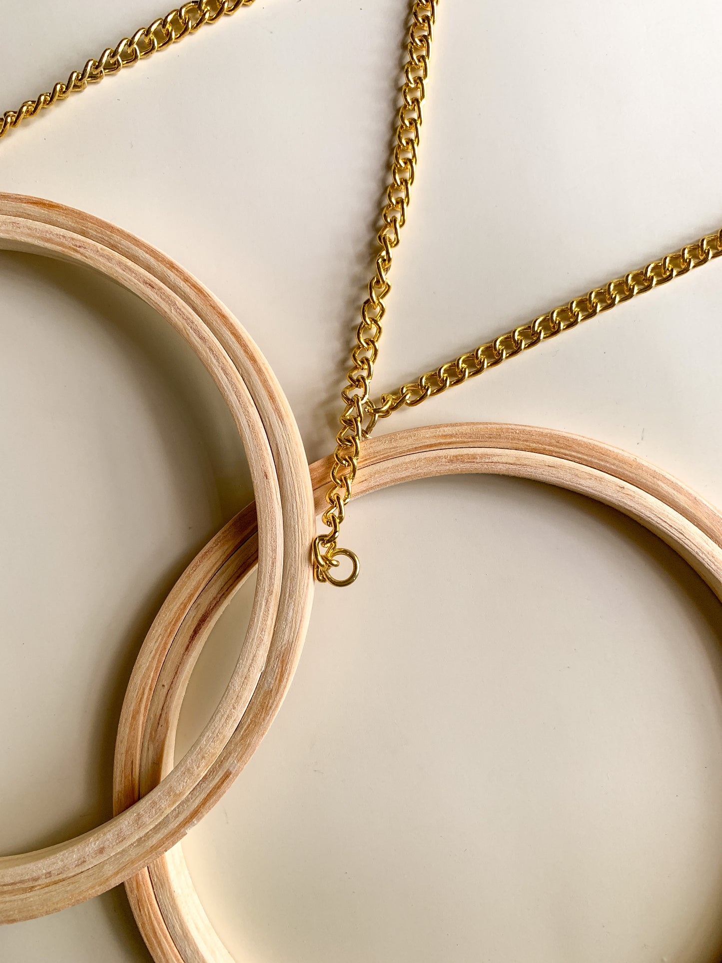Hoop with Chain