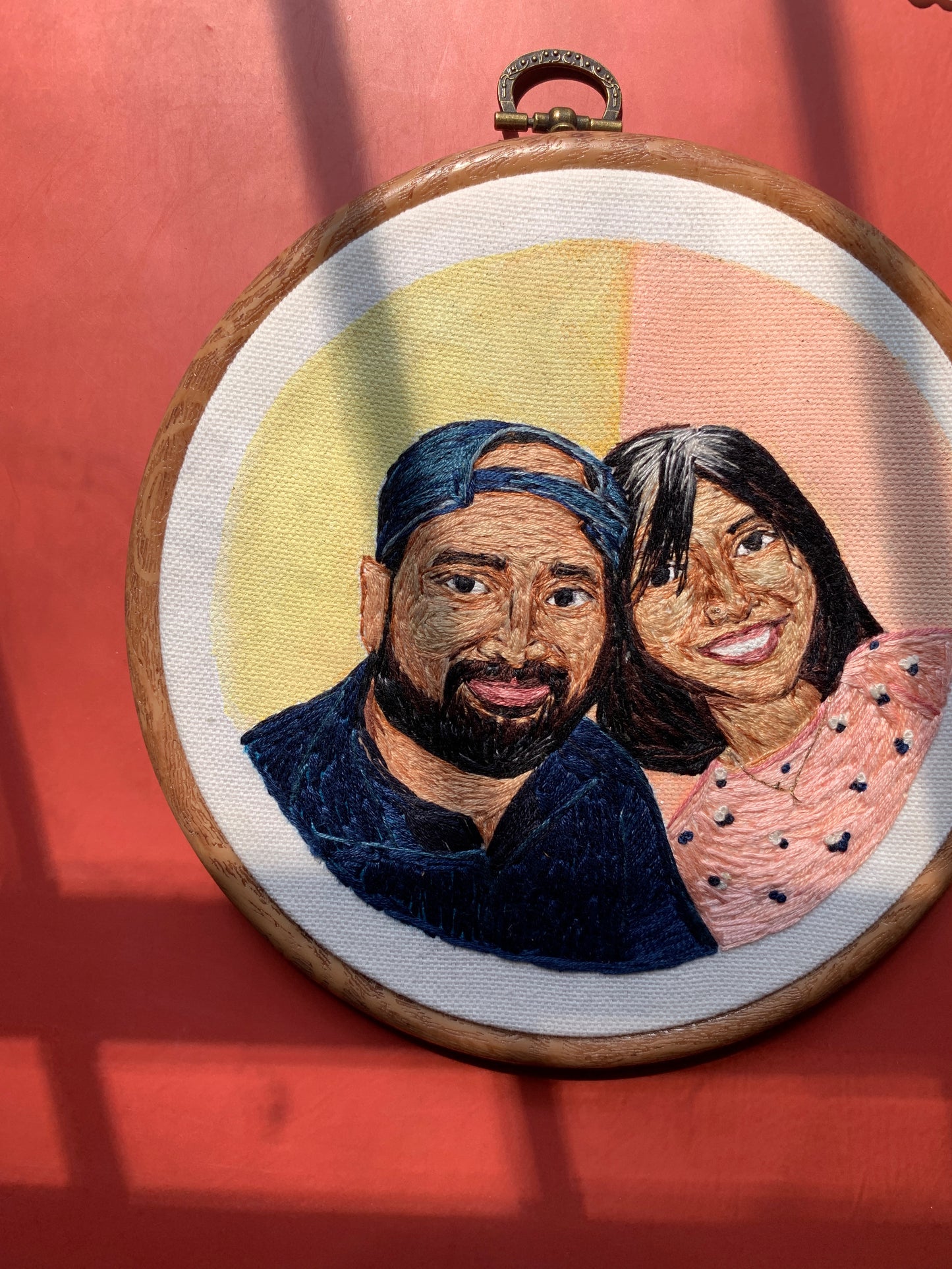 6” Fully Embroidered Portrait