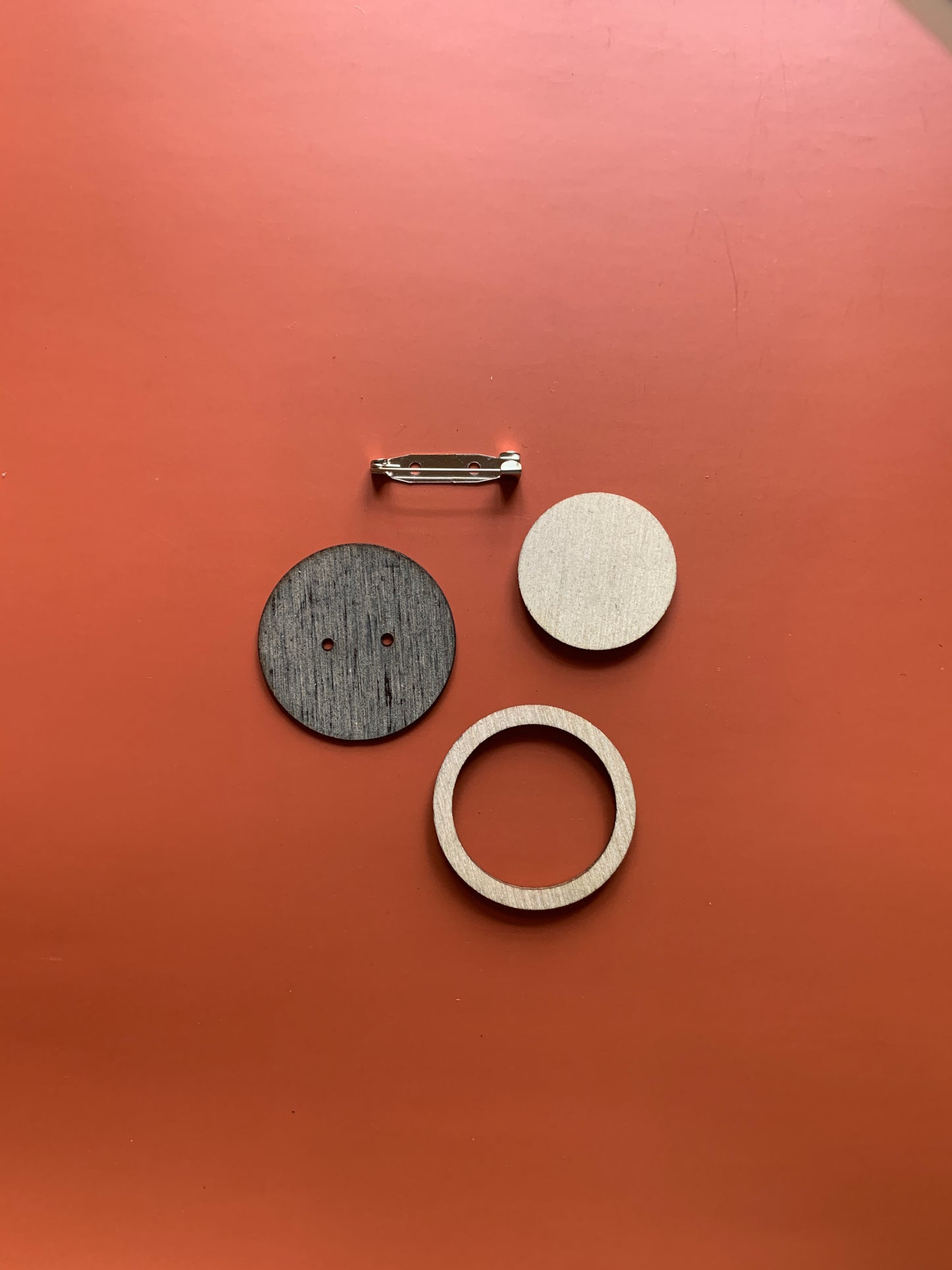 Mini Hoop Brooch 4 cm