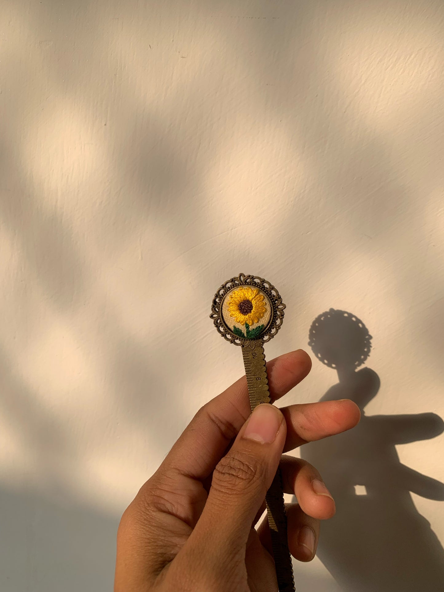 Sunflower - Antique bookmark