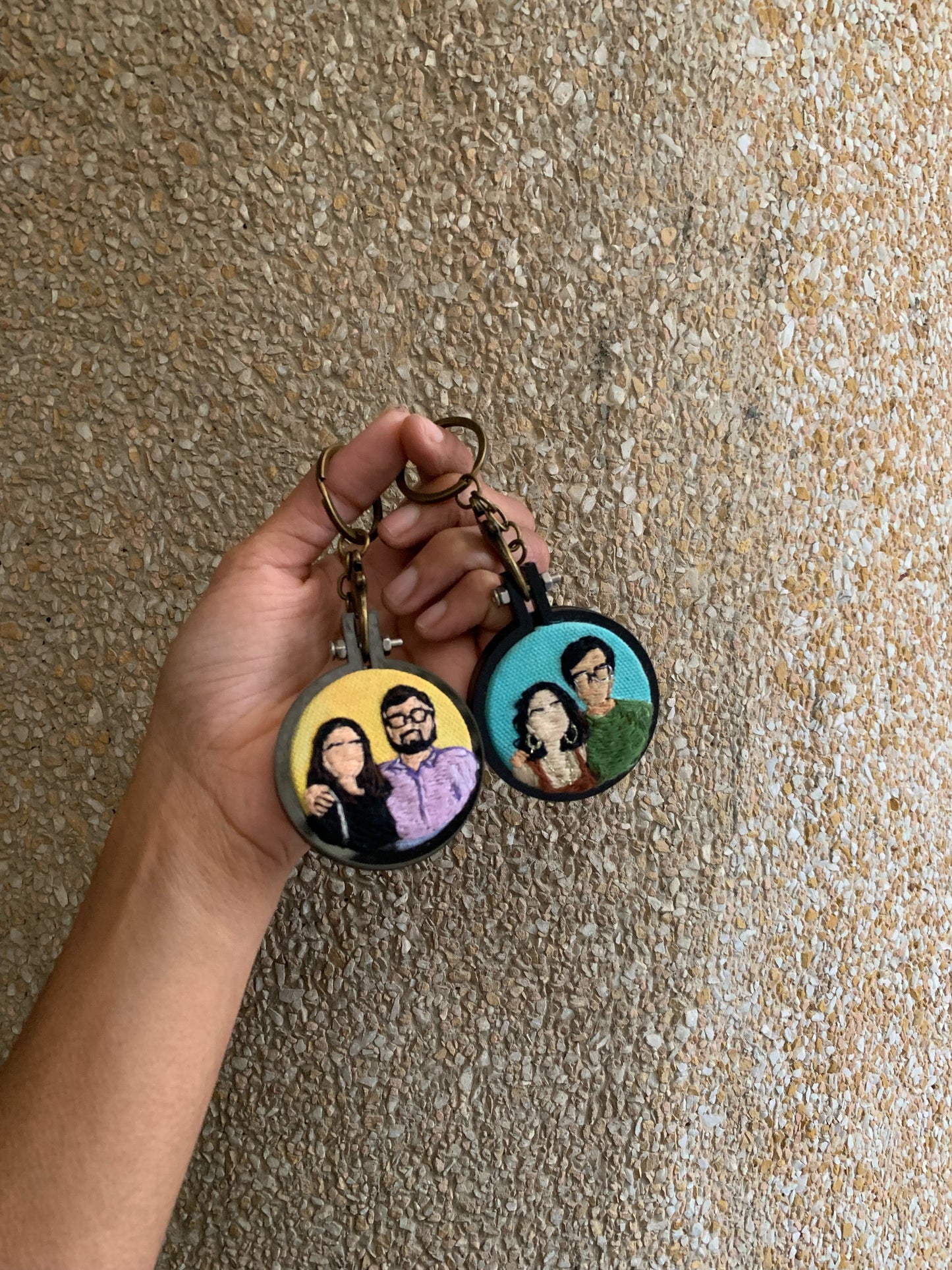 Portrait Keychain (Minimal) 5.5cm