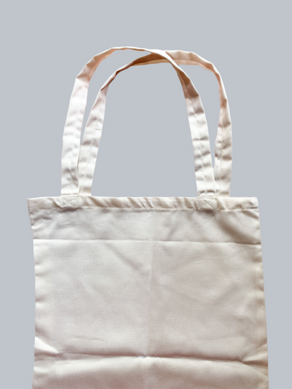 Plain Canvas Tote Bag (Off White)