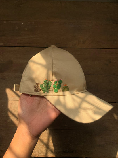 Succulent - Embroidered Cap (Made to order)