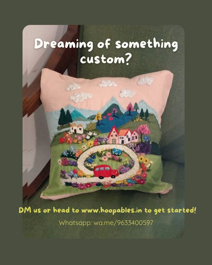 Ghibli Coded Cushion Cover 16”x16” (Made to order)