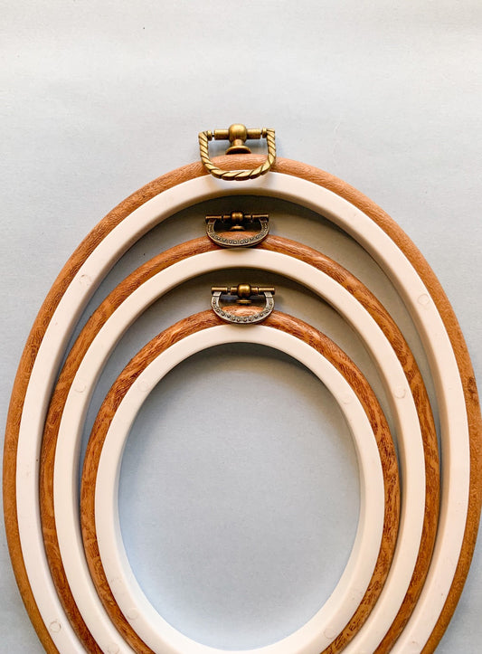 Oval flexi hoop - set of 3 sizes