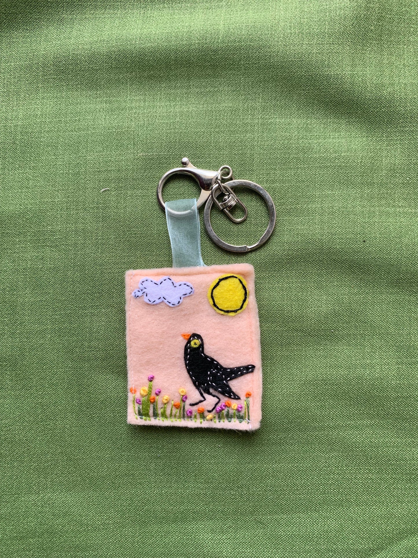Crow Keychain/ Charm