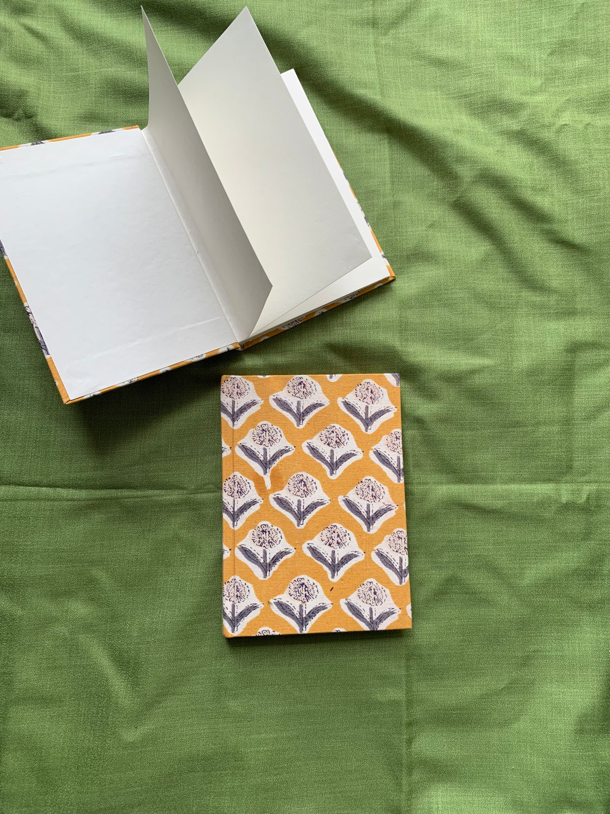 Upcycled fabric-cover Journals - Floral Prints (5x7”)