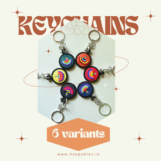 Diya Keychain - Set of 6