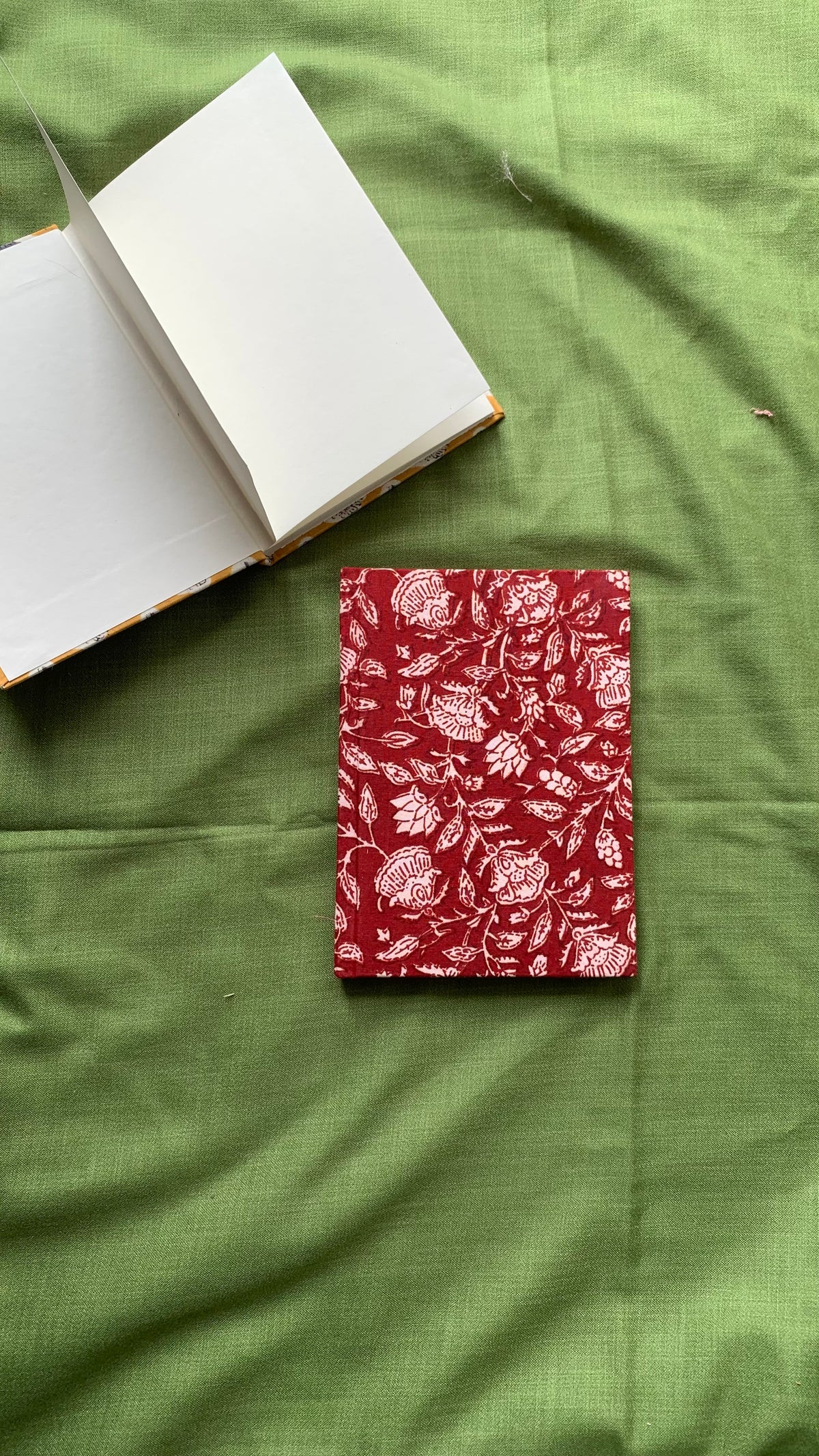 Upcycled fabric-cover Journals - Floral Prints (5x7”)