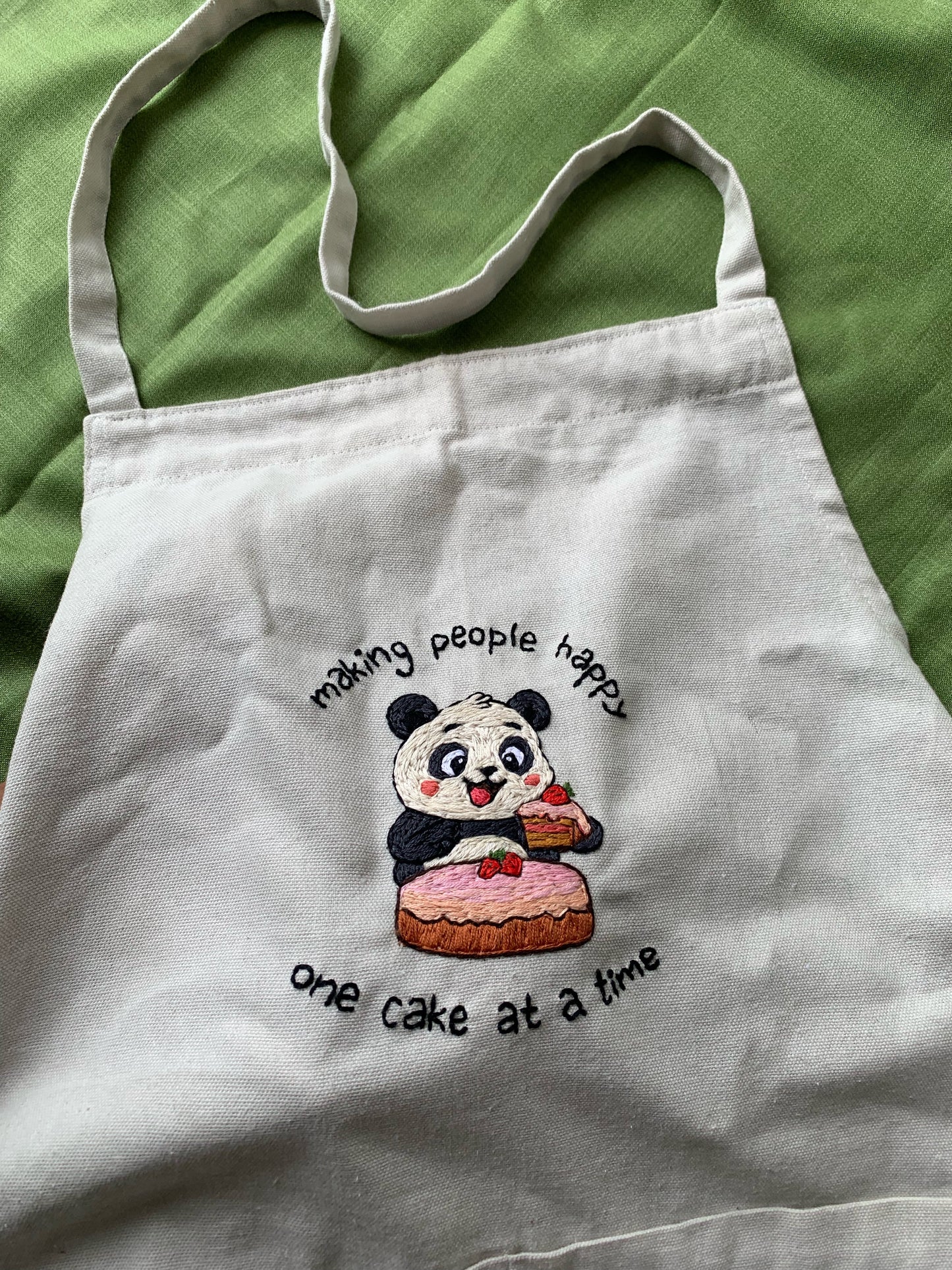 Custom Design on Apron 8” x 5”