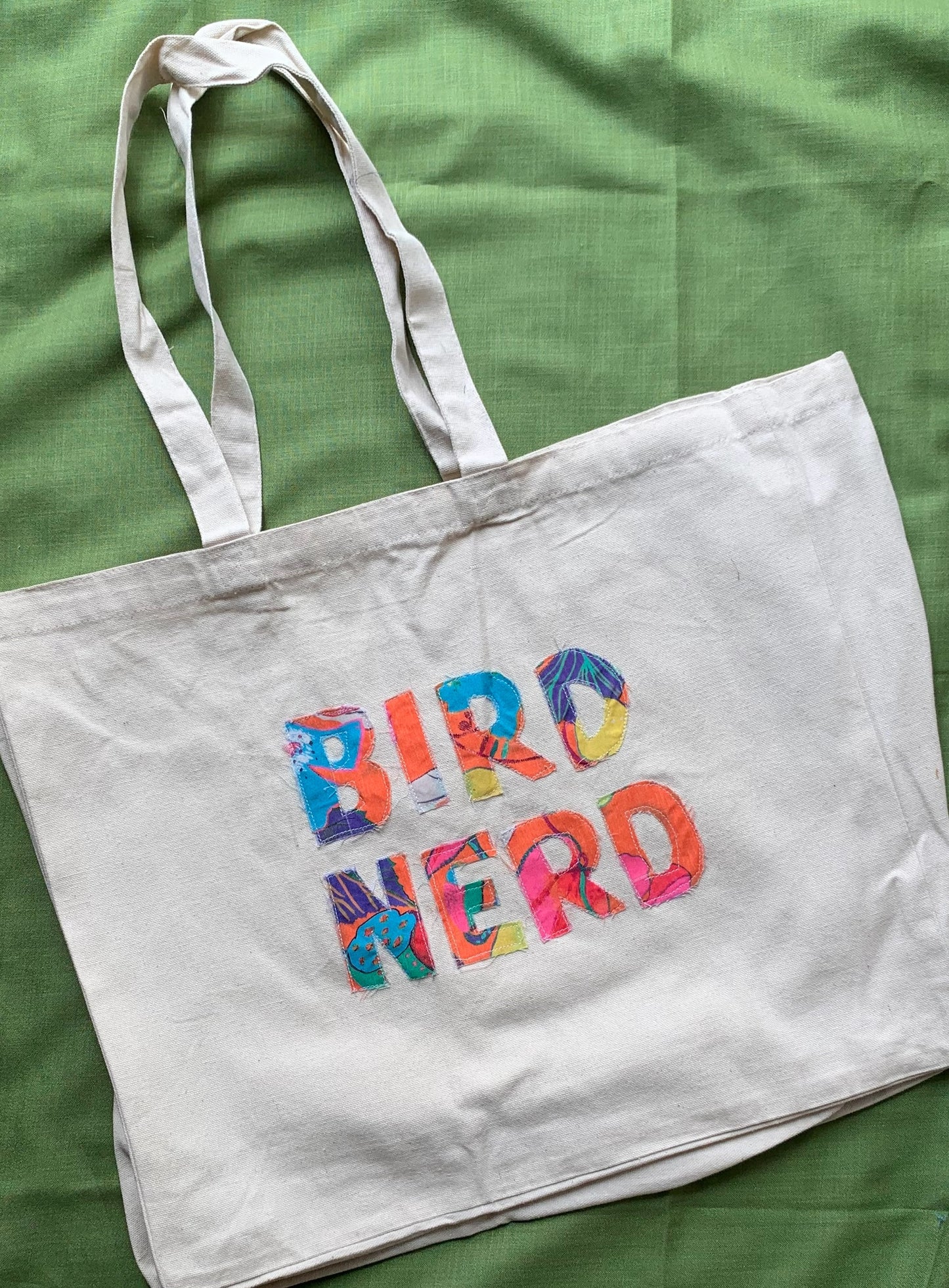 Bird Nerd Totebag  (15 x 18 x 5”)