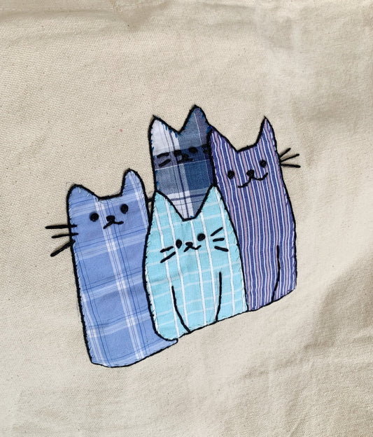 Band Cats Totebag (14.5 x 16.5 x 5”)