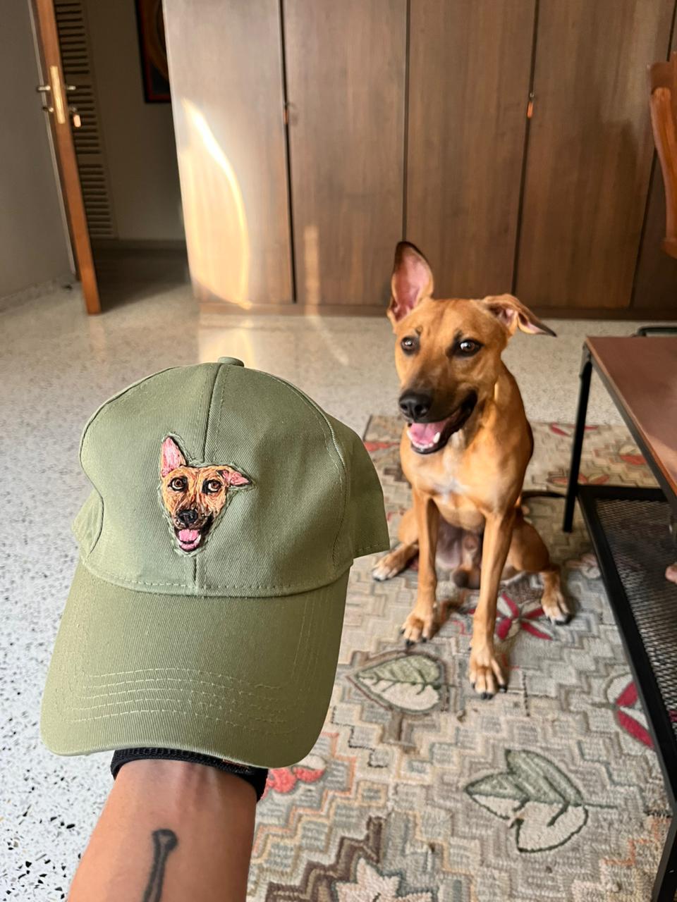 Custom Pet Portrait Cap