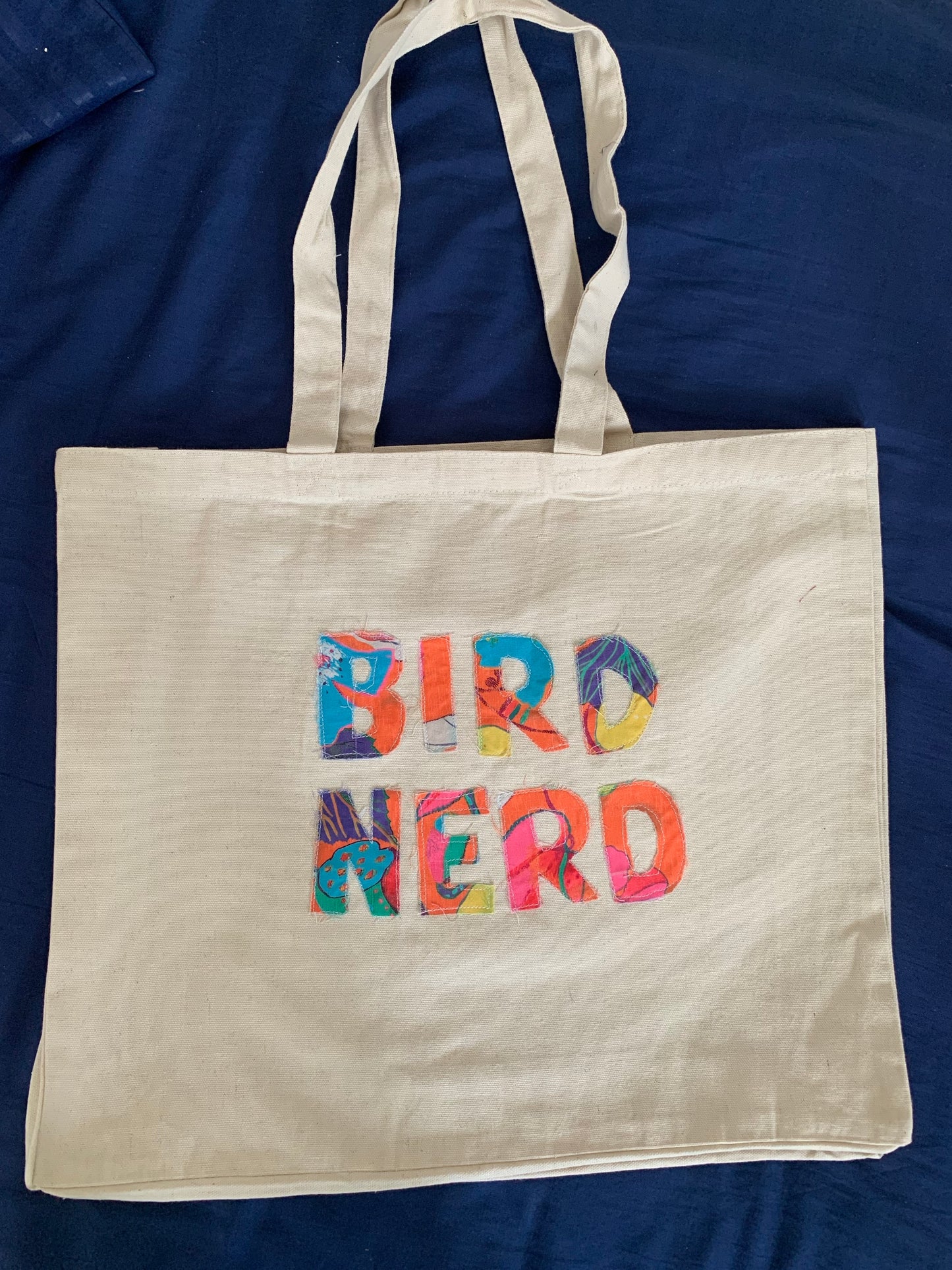 Bird Nerd Totebag  (15 x 18 x 5”)