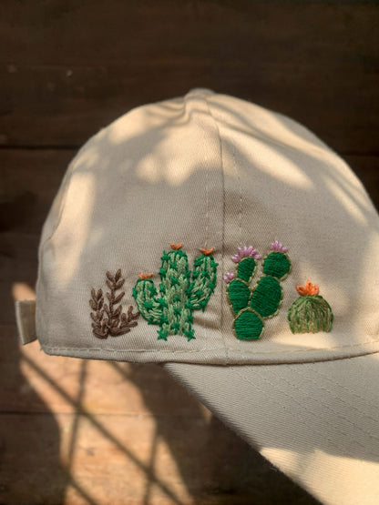 Succulent - Embroidered Cap (Made to order)