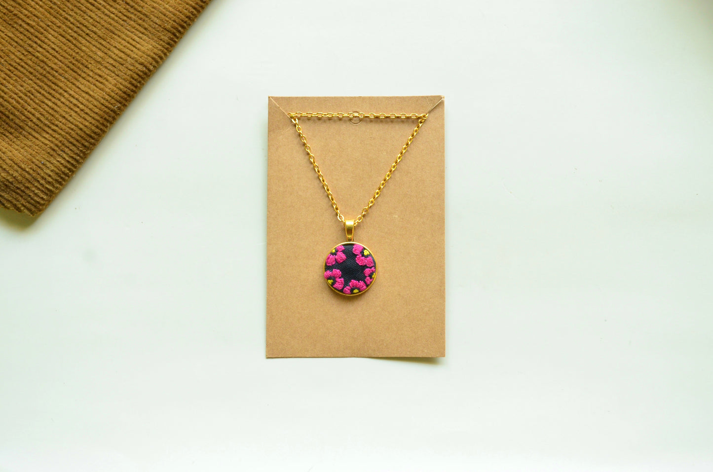 Baby Pink Posy Necklace