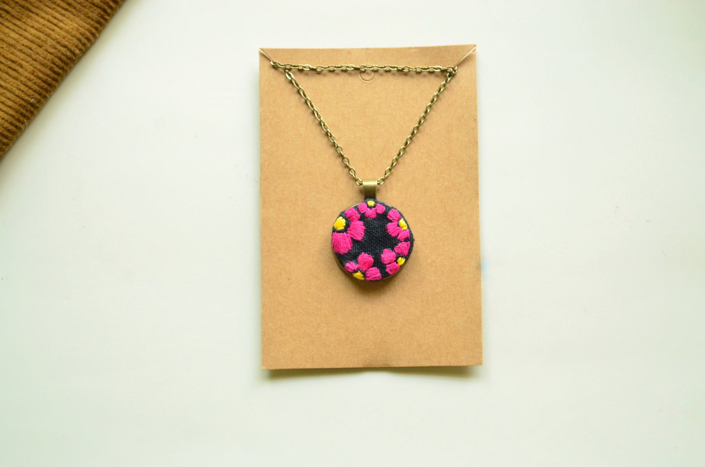 Pink Posy Necklace