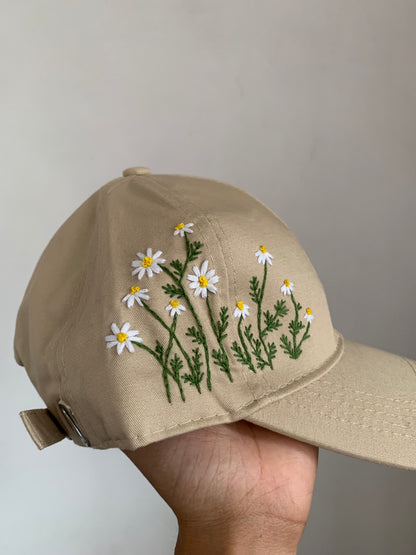 Wild Daisies Cap (Made to order)