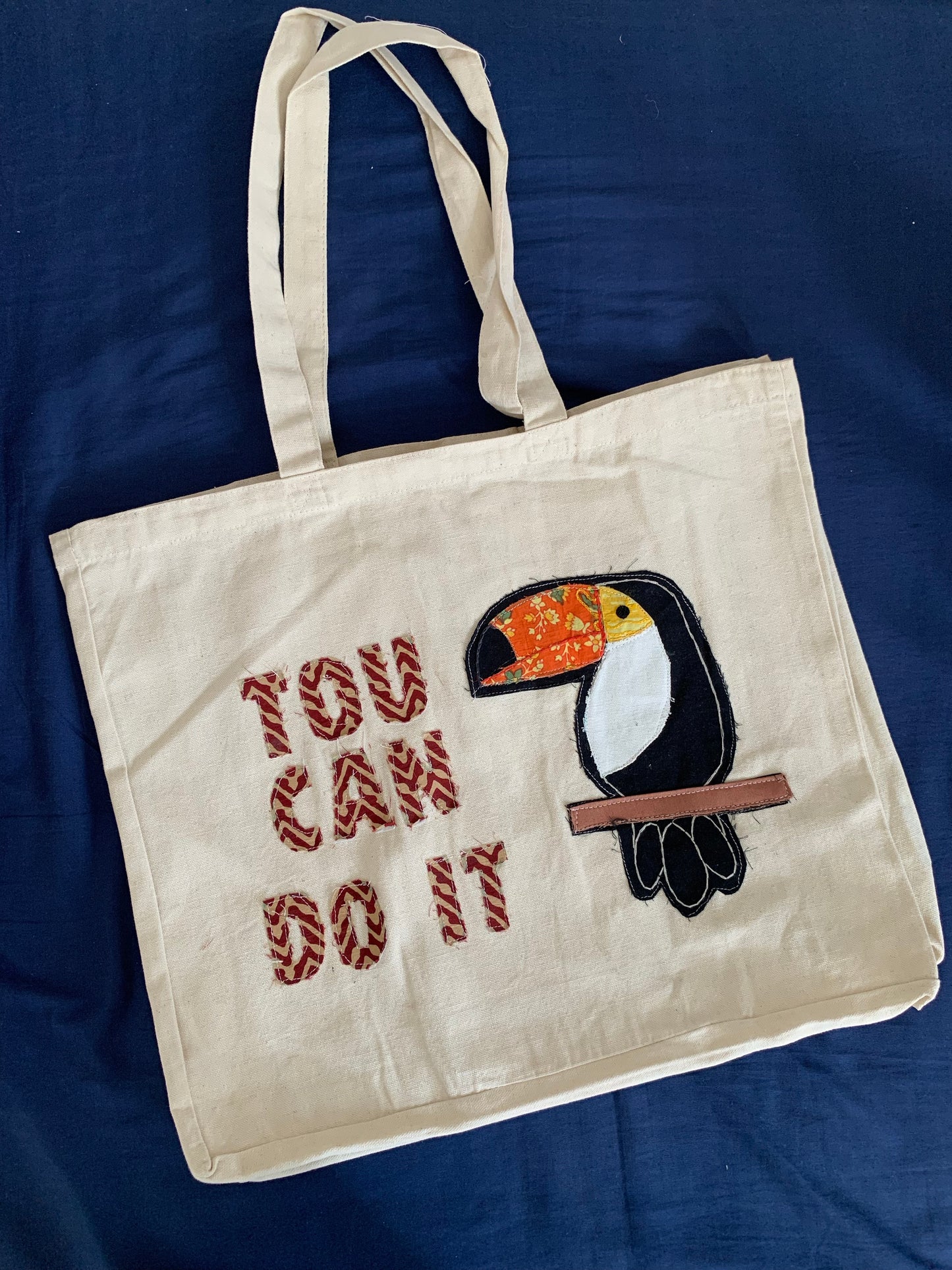 Toucan Do It Totebag (15 x 18 x 5”)