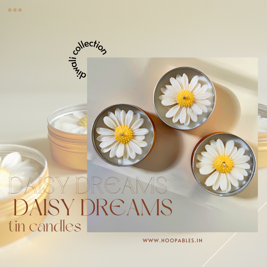 Daisy Dreams Tin Candle