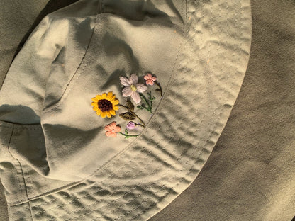 Meadow - Embroidered Bucket Hat (Preorder)