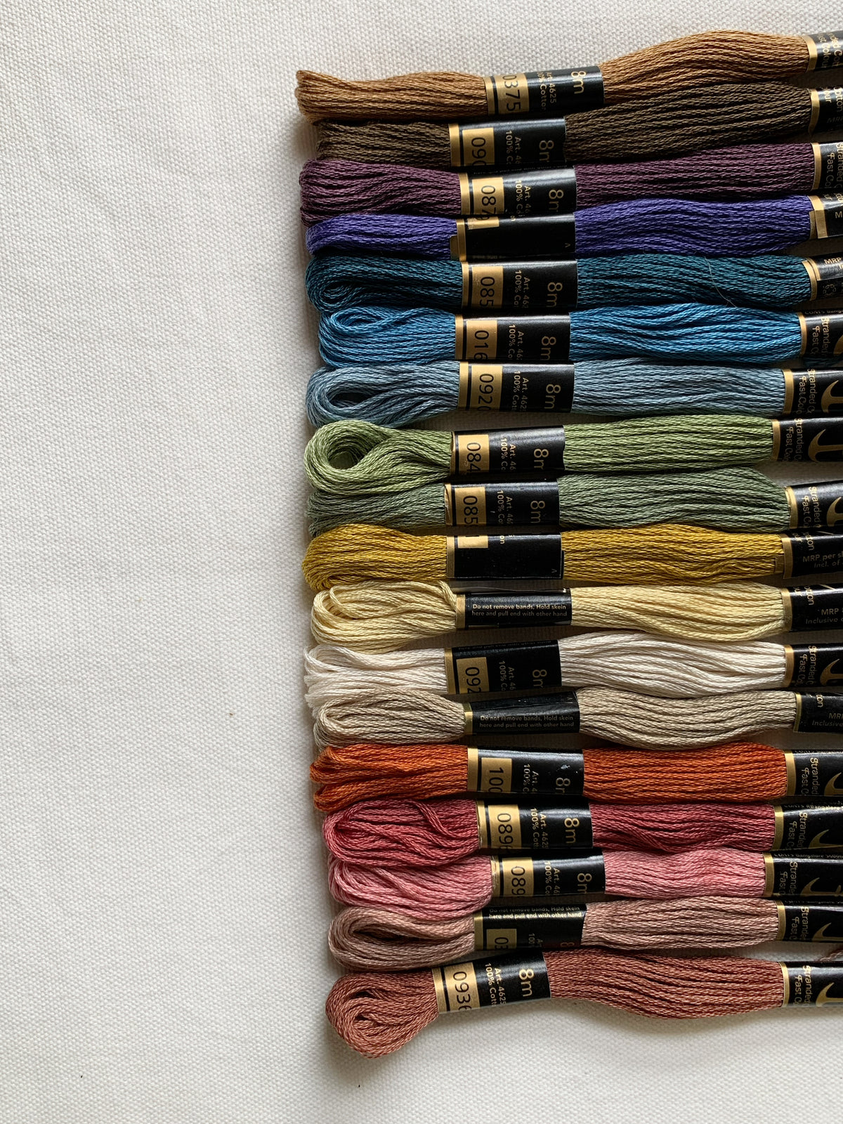 Muted Tones Floss Bundle (Set of 18)