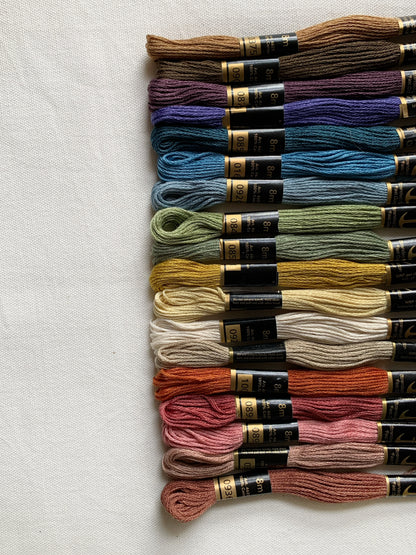 Muted Tones Floss Bundle (Set of 18)