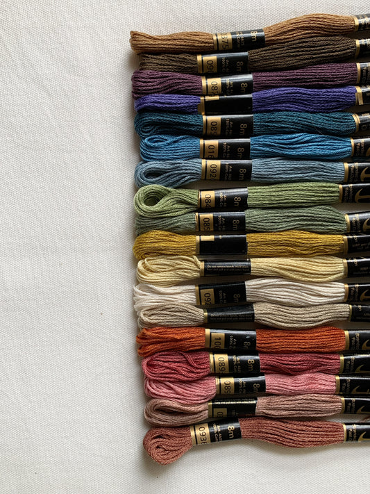 Muted Tones Floss Bundle (Set of 18)