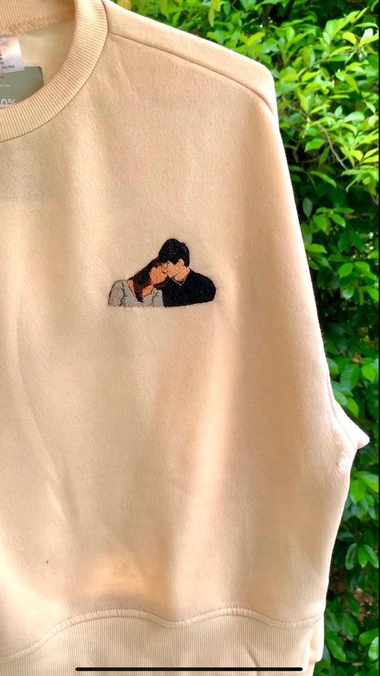 Custom Portrait on Sweatshirt 3” x 3”