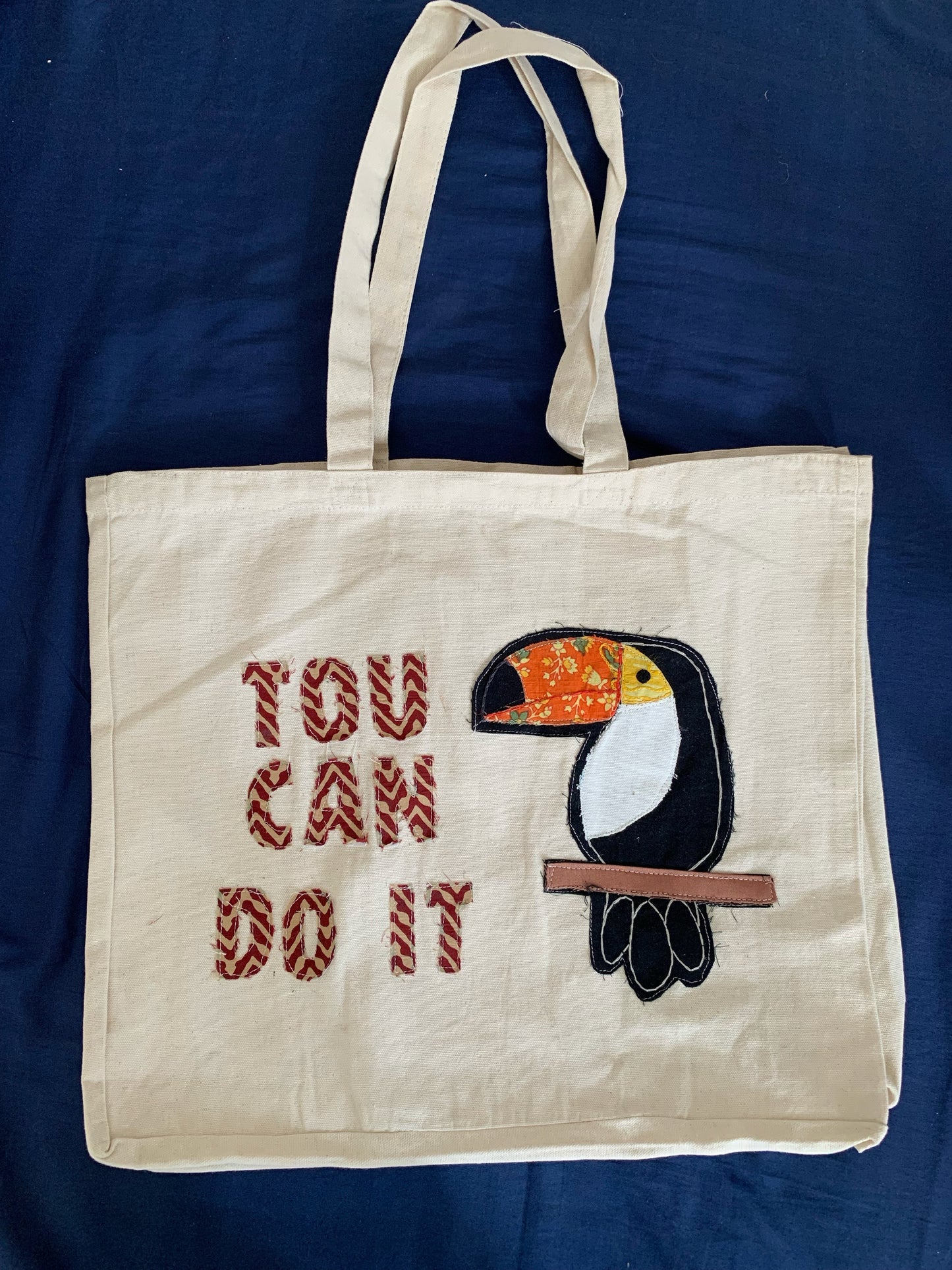Toucan Do It Totebag (15 x 18 x 5”)