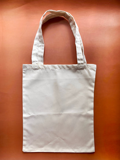 Plain Canvas Tote Bag (Off White)