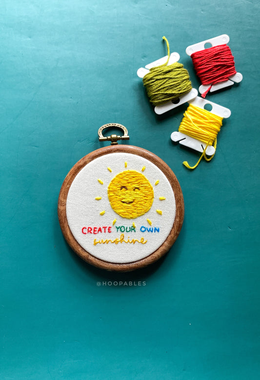 (Preorder) Sunshine - 3” hoop